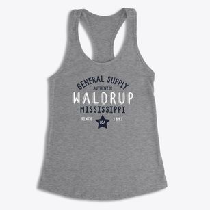 Waldrup Mississippi General Supply Women's Racerback Tank
