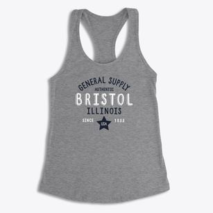 Bristol Illinois General Supply Women's Racerback Tank