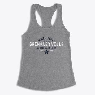 Brinkleyville North Carolina General Supply Women's Racerback Tank