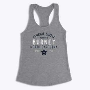 Burney North Carolina General Supply Women's Racerback Tank