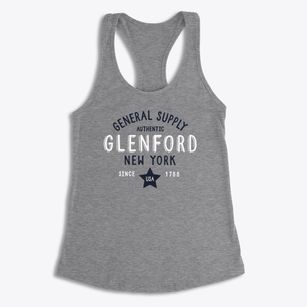 Glenford New York General Supply Women's Racerback Tank
