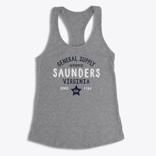 Saunders Virginia General Supply Women's Racerback Tank