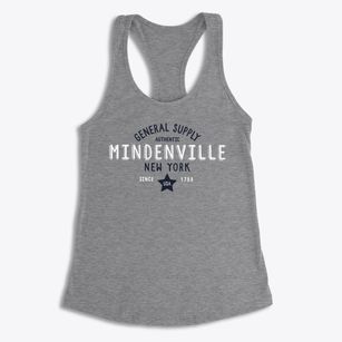 Mindenville New York General Supply Women's Racerback Tank
