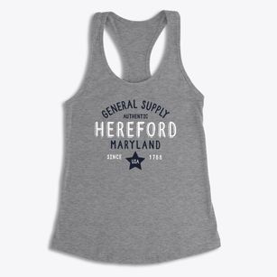 Hereford Maryland General Supply Women's Racerback Tank