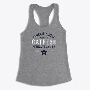 Catfish Pennsylvania General Supply Women's Racerback Tank