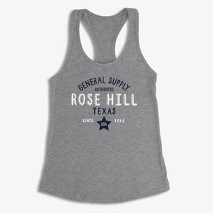 Rose Hill Texas General Supply Women's Racerback Tank