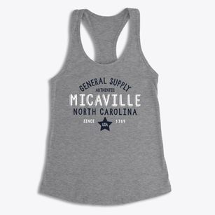 Micaville North Carolina General Supply Women's Racerback Tank