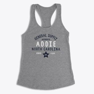 Addie North Carolina General Supply Women's Racerback Tank