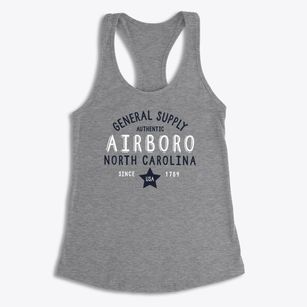 Airboro North Carolina General Supply Women's Racerback Tank