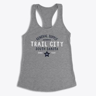 Trail City South Dakota General Supply Women's Racerback Tank