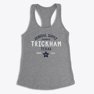 Trickham Texas General Supply Women's Racerback Tank