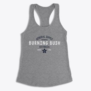Burning Bush Georgia General Supply Women's Racerback Tank