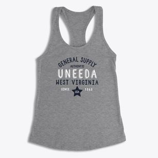 Uneeda West Virginia General Supply Women's Racerback Tank