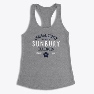 Sunbury Illinois General Supply Women's Racerback Tank