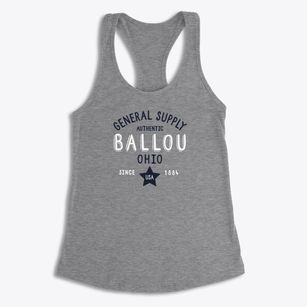 Ballou Ohio General Supply Women's Racerback Tank