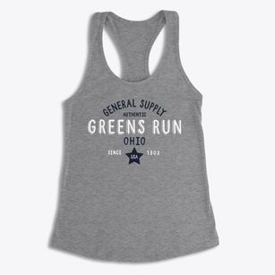 Greens Run Ohio General Supply Women's Racerback Tank