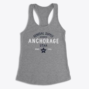 Anchorage Utah General Supply Women's Racerback Tank