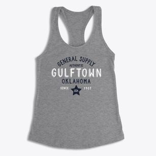 Gulftown Oklahoma General Supply Women's Racerback Tank