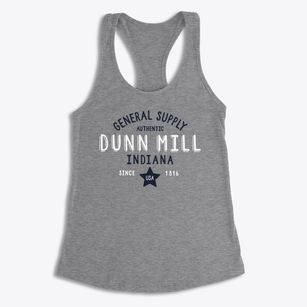 Dunn Mill Indiana General Supply Women's Racerback Tank