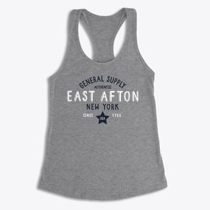 East Afton New York General Supply Women's Racerback Tank