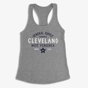 Cleveland West Virginia General Supply Women's Racerback Tank