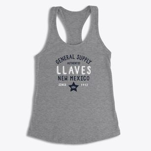 Llaves New Mexico General Supply Women's Racerback Tank