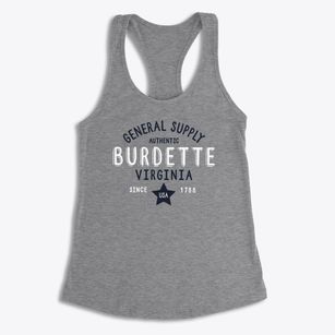 Burdette Virginia General Supply Women's Racerback Tank