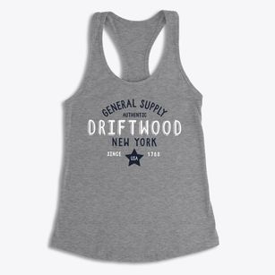 Driftwood New York General Supply Women's Racerback Tank