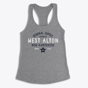 West Alton New Hampshire General Supply Women's Racerback Tank
