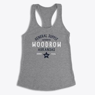 Woodrow Arkansas General Supply Women's Racerback Tank