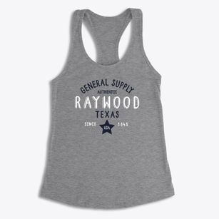 Raywood Texas General Supply Women's Racerback Tank