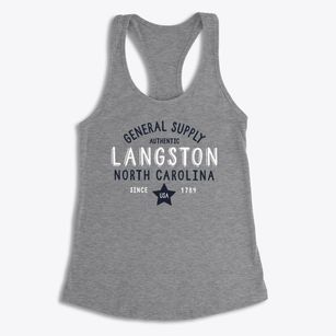 Langston North Carolina General Supply Women's Racerback Tank