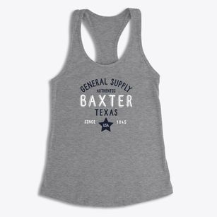 Baxter Texas General Supply Women's Racerback Tank
