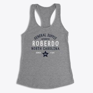 Roberdo North Carolina General Supply Women's Racerback Tank