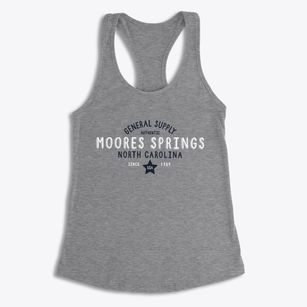 Moores Springs North Carolina General Supply Women's Racerback Tank