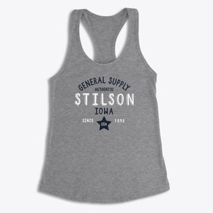 Stilson Iowa General Supply Women's Racerback Tank