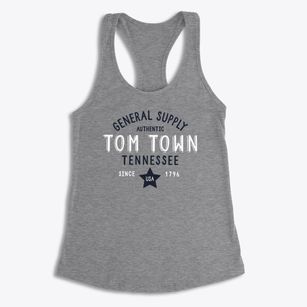 Tom Town Tennessee General Supply Women's Racerback Tank