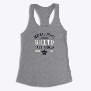 Brito California General Supply Women's Racerback Tank