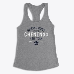 Cheningo New York General Supply Women's Racerback Tank