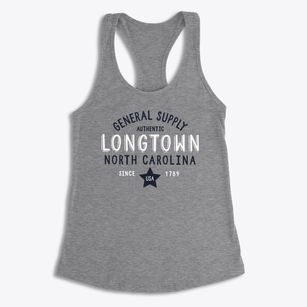 Longtown North Carolina General Supply Women's Racerback Tank