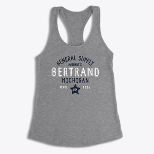 Bertrand Michigan General Supply Women's Racerback Tank