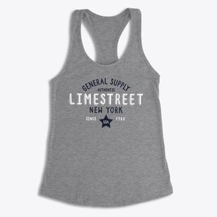 Limestreet New York General Supply Women's Racerback Tank