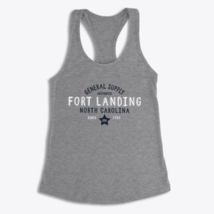 Fort Landing North Carolina General Supply Women's Racerback Tank