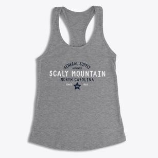 Scaly Mountain North Carolina General Supply Women's Racerback Tank