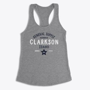 Clarkson Idaho General Supply Women's Racerback Tank