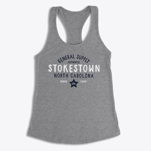 Stokestown North Carolina General Supply Women's Racerback Tank