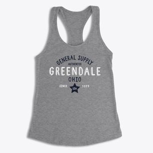 Greendale Ohio General Supply Women's Racerback Tank