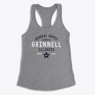 Grinnell Illinois General Supply Women's Racerback Tank