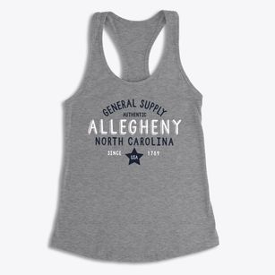Allegheny North Carolina General Supply Women's Racerback Tank