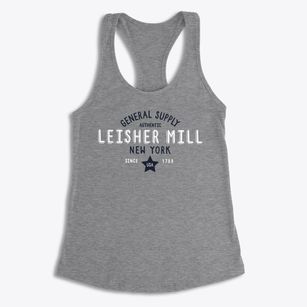 Leisher Mill New York General Supply Women's Racerback Tank